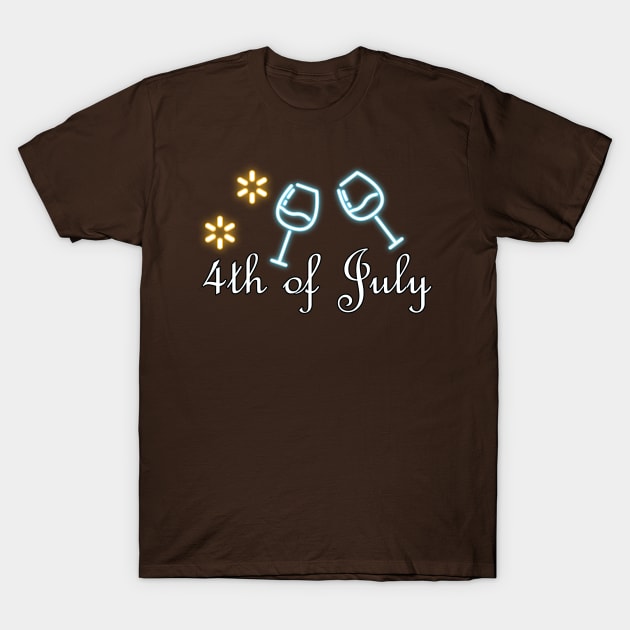 4th of July T-Shirt by PowerD